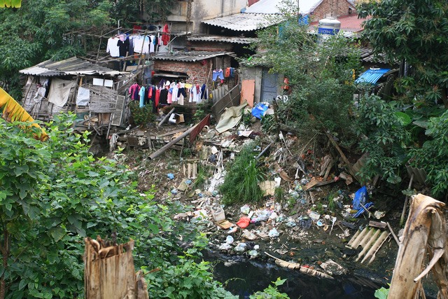Ô nhiễm nghiêm trọng tại sông ở Vĩnh Phúc